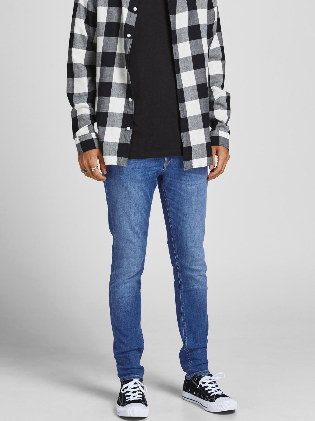 Jack & Jones Liam Original AGI 114 Skinny Fit Jeans Blue Denim