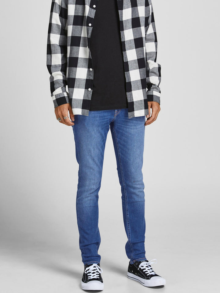 Jack & Jones Liam Original AGI 114 Skinny Fit Jeans Blue Denim