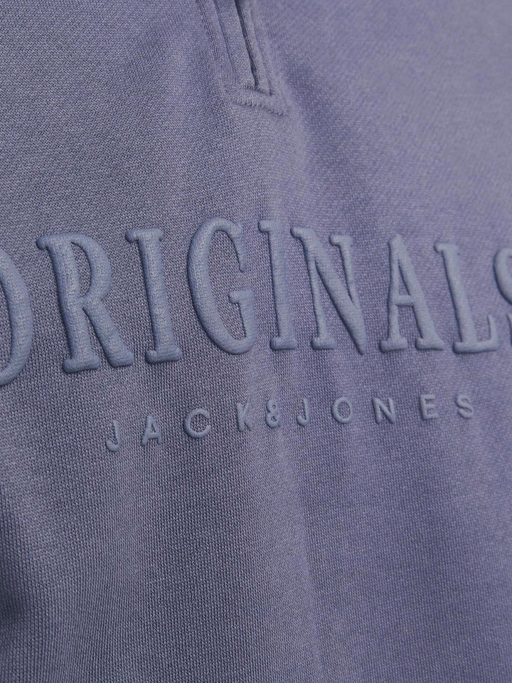 Jack & Jones Frederick 1/4 Zip Sweatshirt Blue