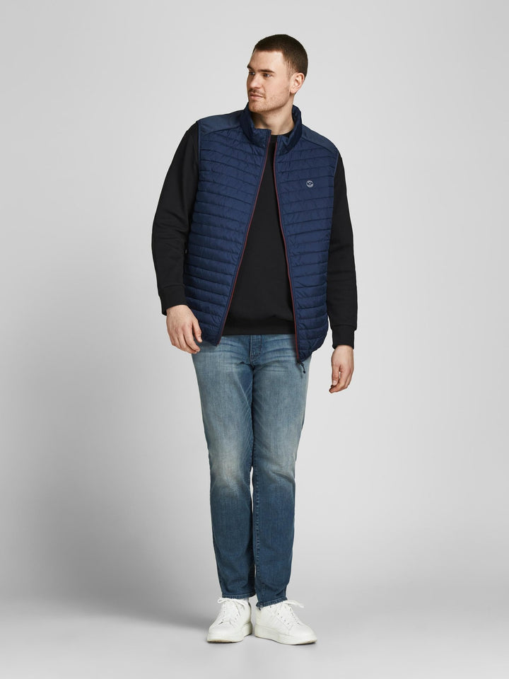Jack & Jones Basic Sweat Black 3XL-5XL