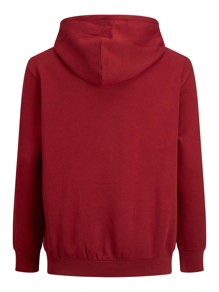Jack & Jones Basic Sweat Hoodie  Red Dahila 3XL-5XL