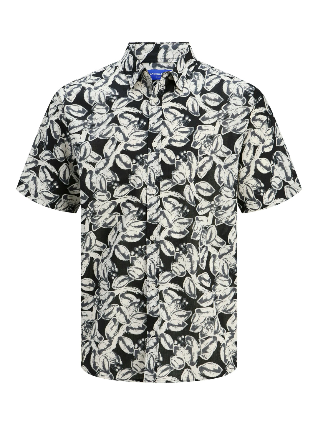 Jack & Jones Joshua Printed Short Sleeve Shirt Black