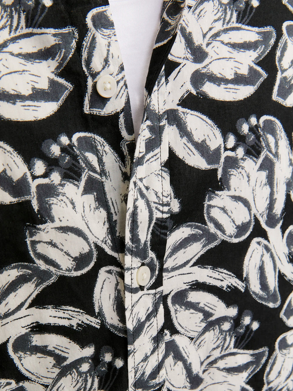 Jack & Jones Joshua Printed Short Sleeve Shirt Black