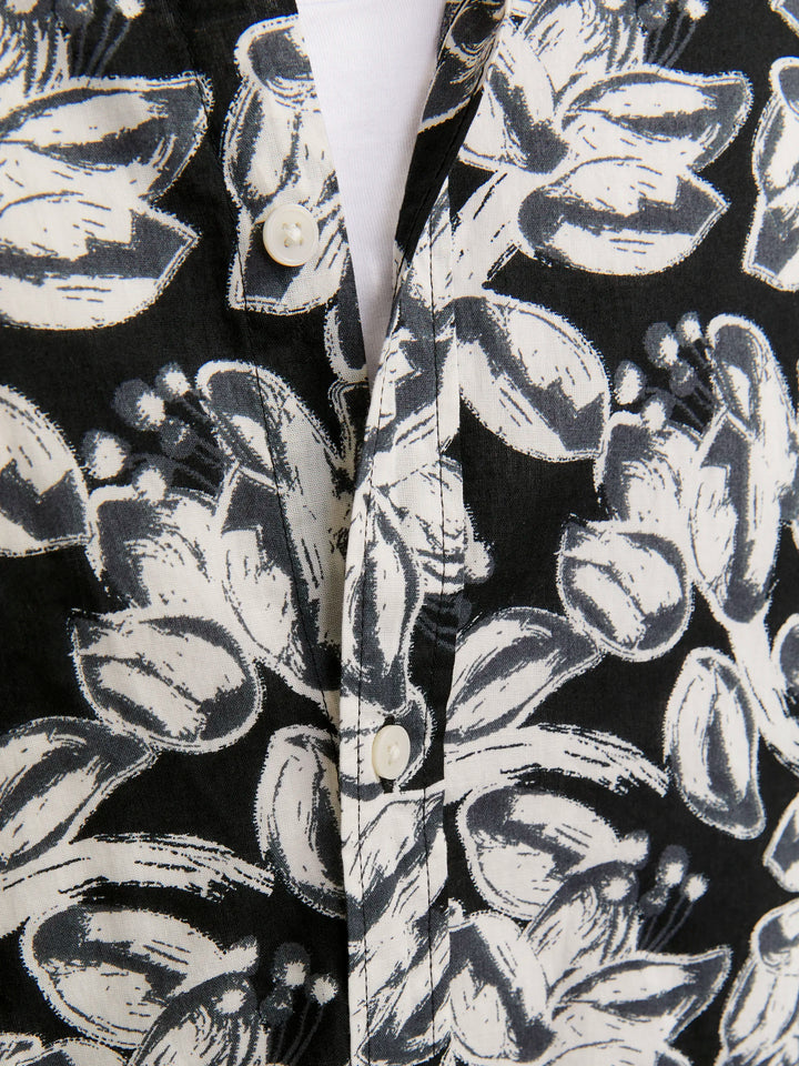 Jack & Jones Joshua Printed Short Sleeve Shirt Black