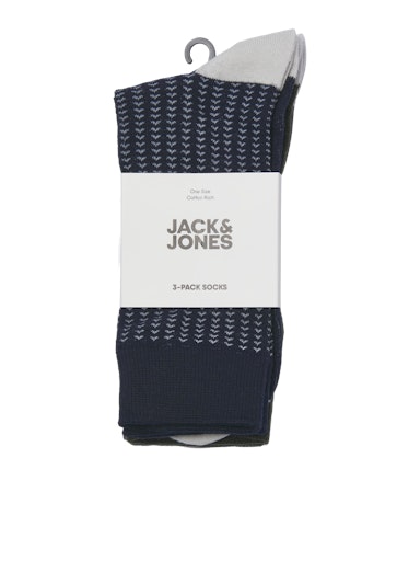 Jack & Jones Jacob Birdeye Socks 3 Pack Roisin