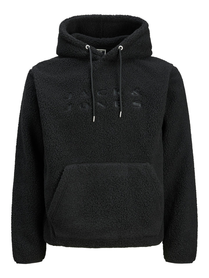 Jack & Jones Flare Teddy Hood Sweat Black