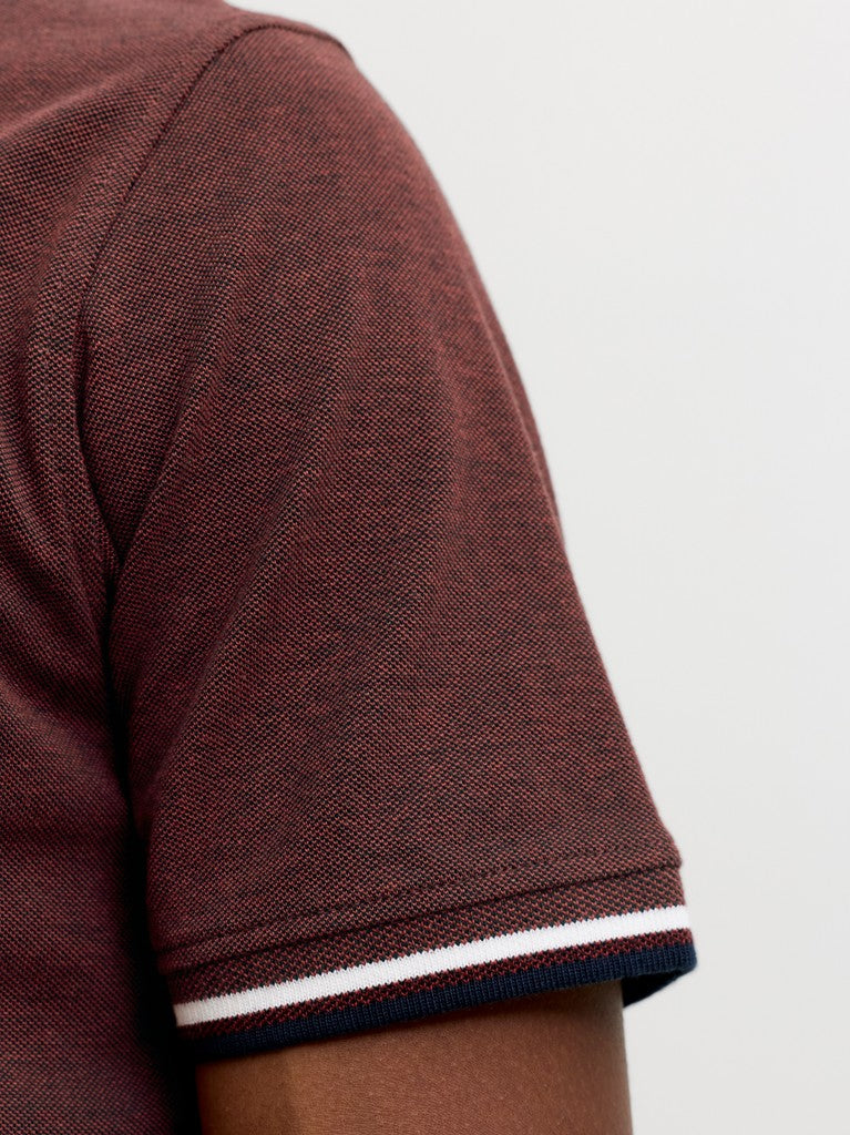 Jack & Jones Paulos Polo Fired Brick