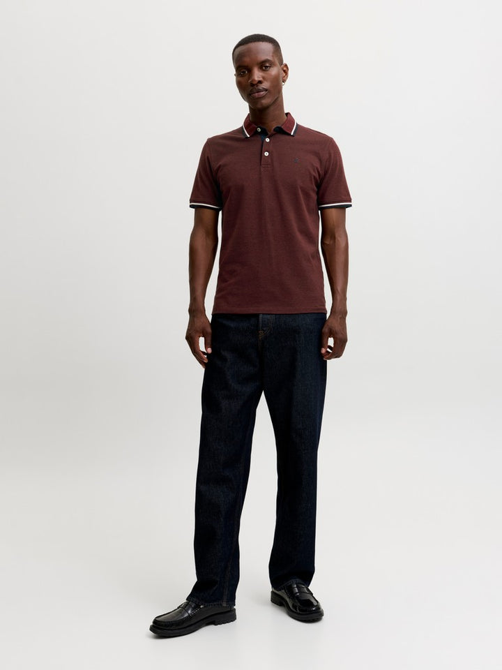 Jack & Jones Paulos Polo Fired Brick