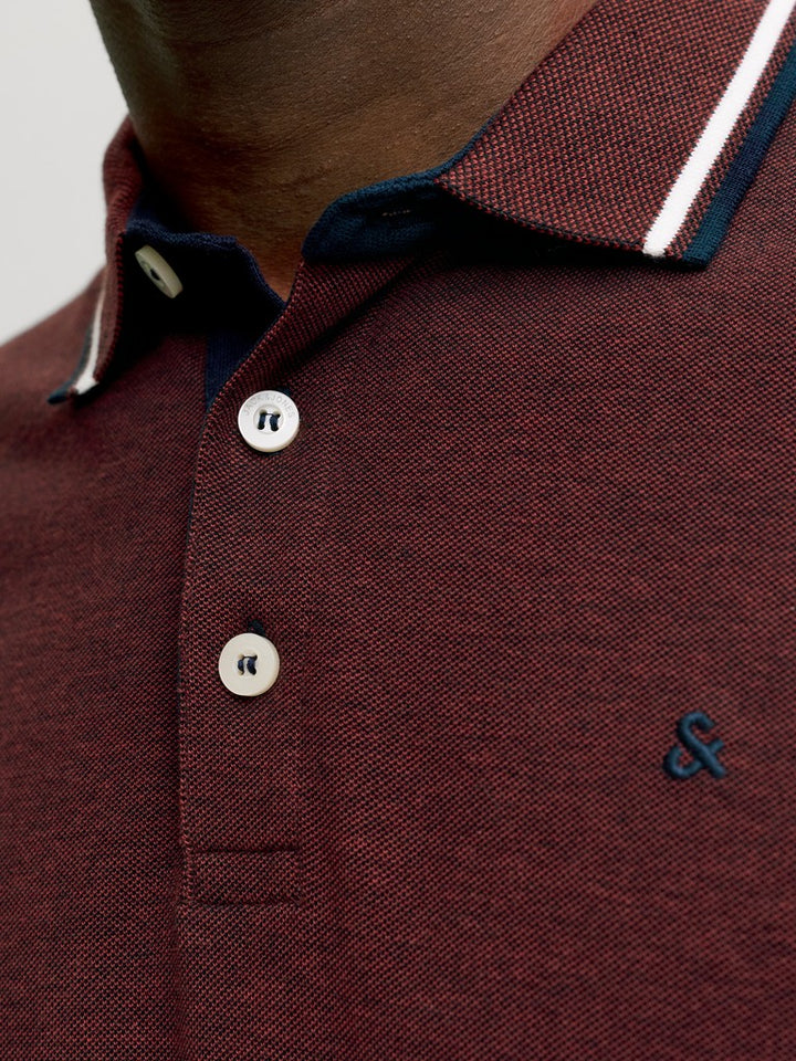 Jack & Jones Paulos Polo Fired Brick