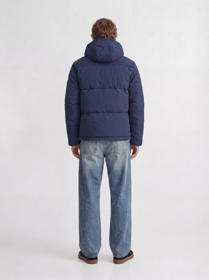 Jack & Jones Galaxy Puffer Jacket Navy