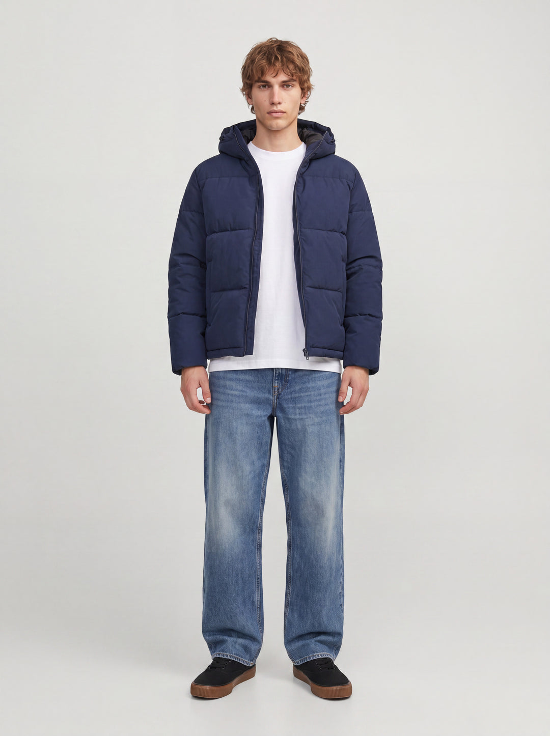 Jack & Jones Galaxy Puffer Jacket Navy