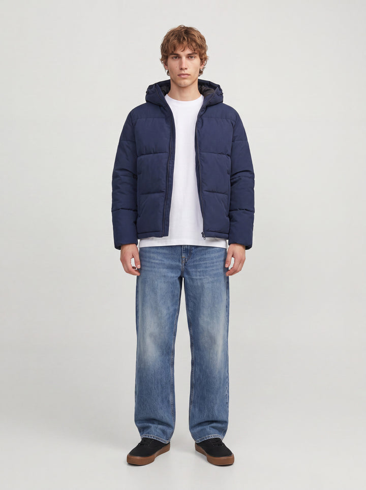 Jack & Jones Galaxy Puffer Jacket Navy