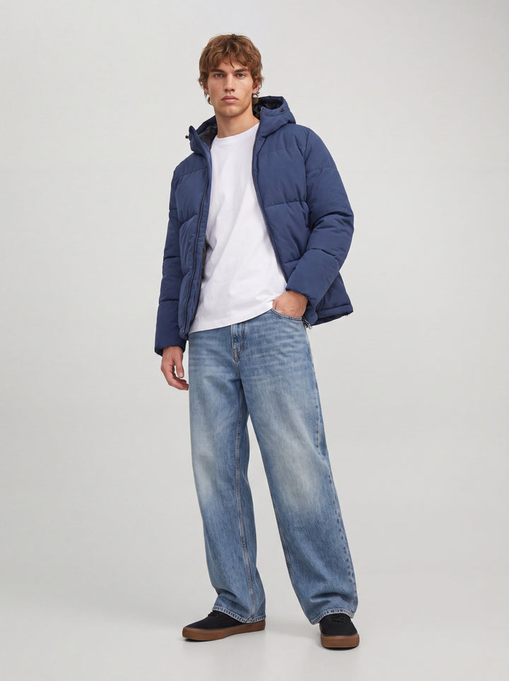 Jack & Jones Galaxy Puffer Jacket Navy