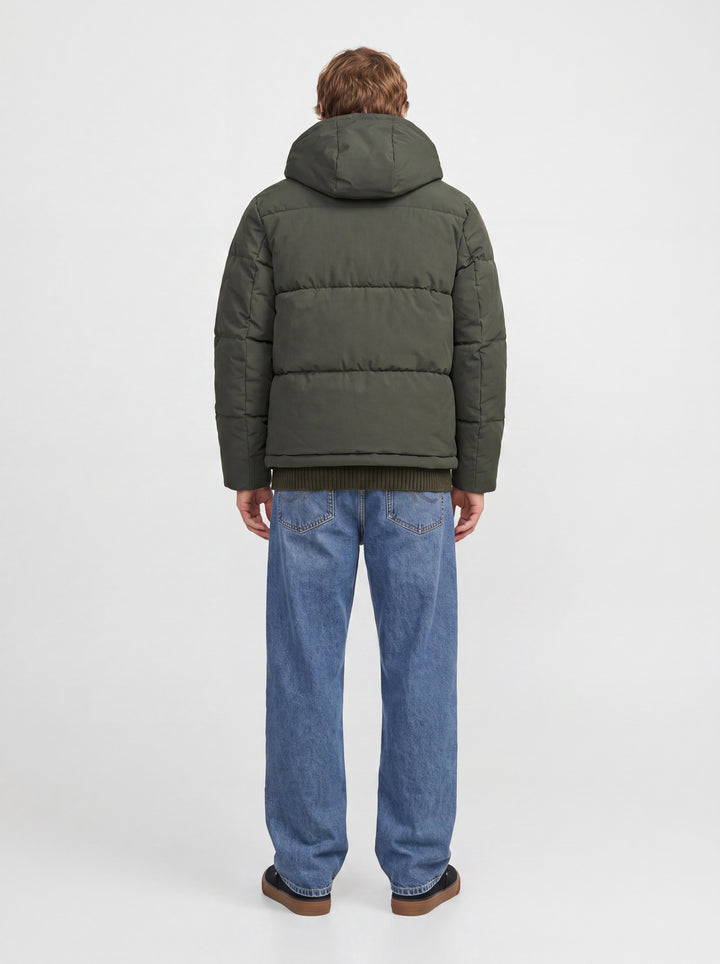 Jack & Jones Galaxy Puffer Jacket Dark Green