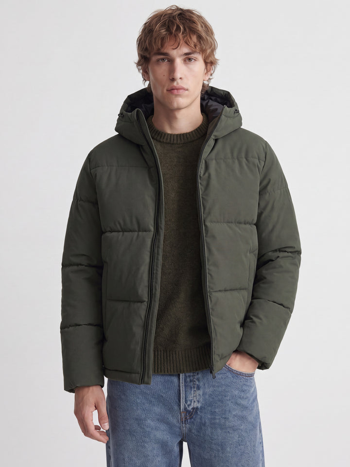 Jack & Jones Galaxy Puffer Jacket Dark Green