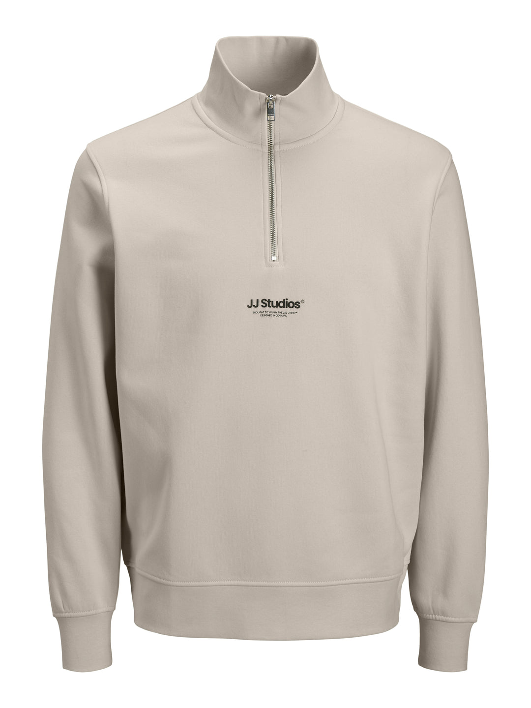 Jack & Jones 1/2 Zip Sweatshirt Beige/Moonbeam