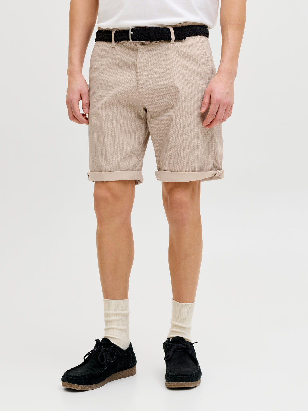 Jack & Jones Bowie Printed Shorts Oxford Tan