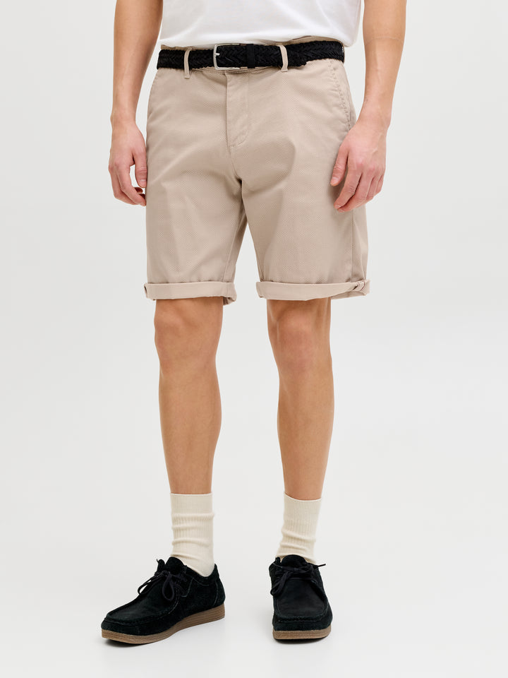 Jack & Jones Bowie Printed Shorts Oxford Tan