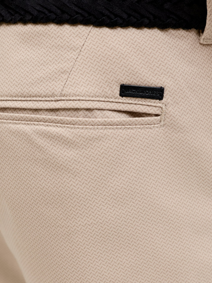 Jack & Jones Bowie Printed Shorts Oxford Tan