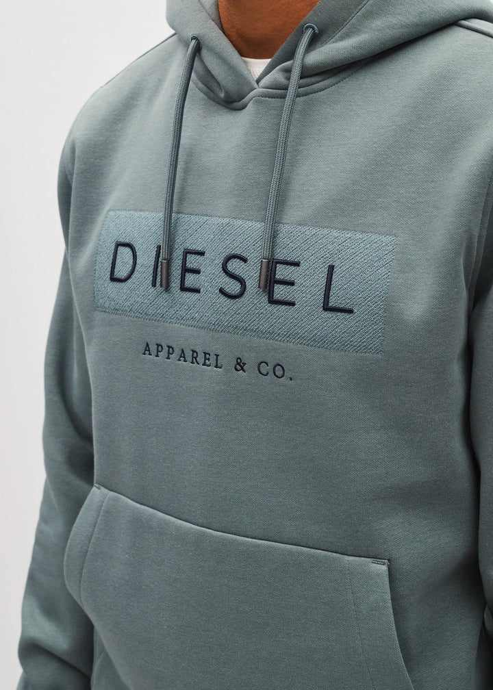 Diesel Jameson Hoodie Green Meadows