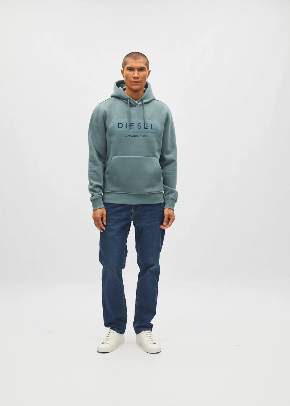 Diesel Jameson Hoodie Green Meadows