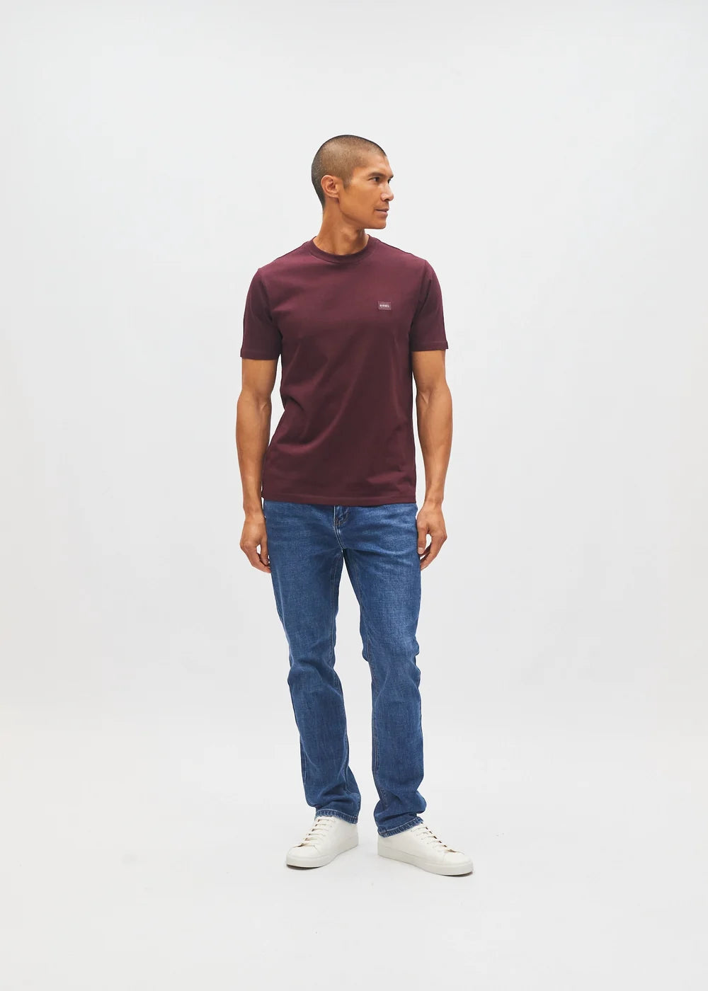 Diesel John Tee Deep Burgundy