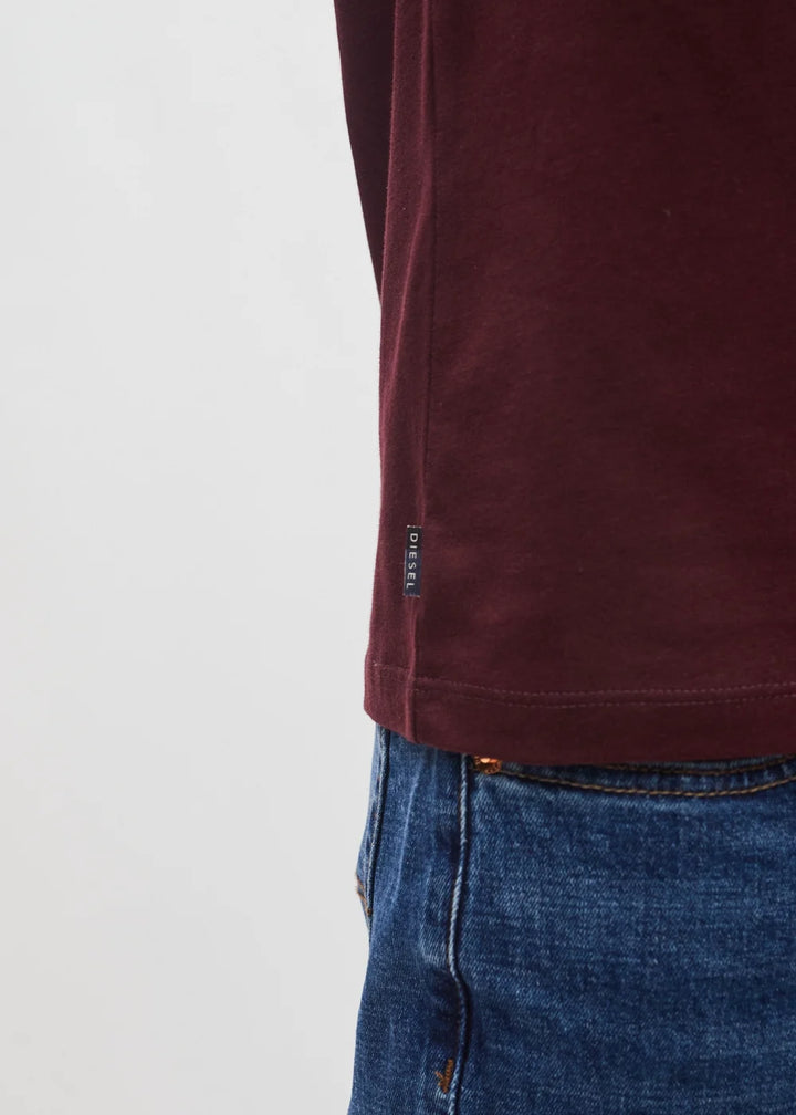 Diesel John Tee Deep Burgundy