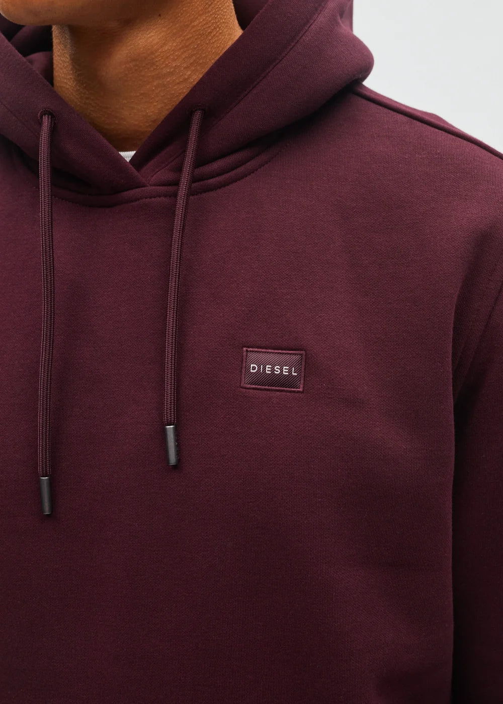 Diesel Julian Hoodie Deep Burgundy