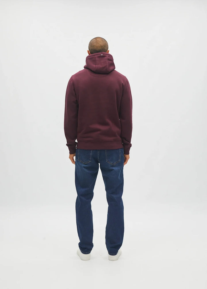 Diesel Julian Hoodie Deep Burgundy