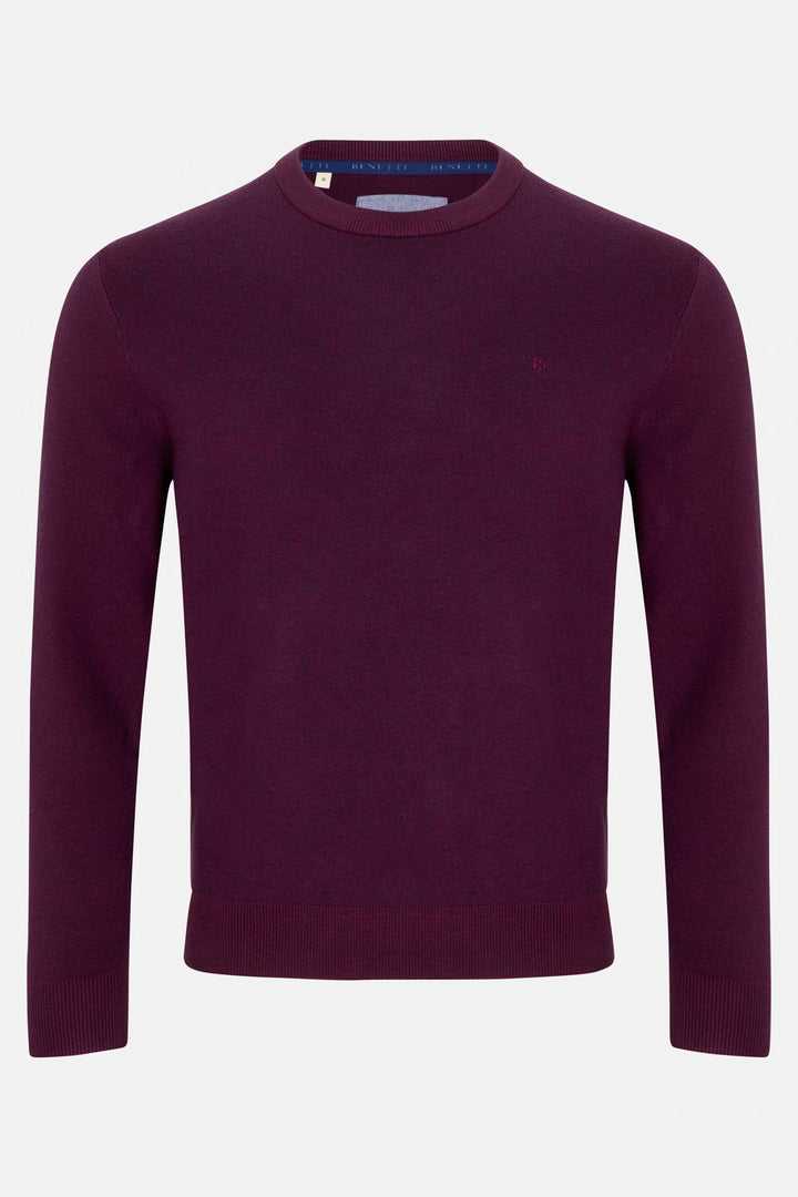 Benetti Julius Crew Neck Bordo