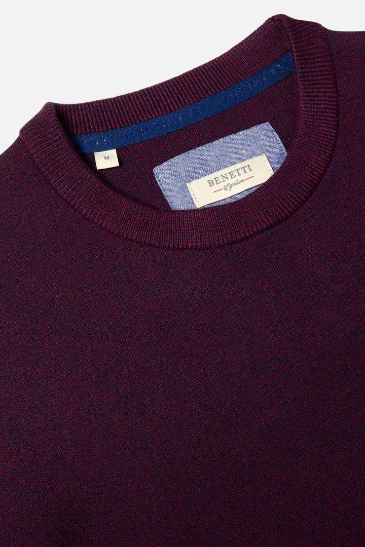 Benetti Julius Crew Neck Bordo