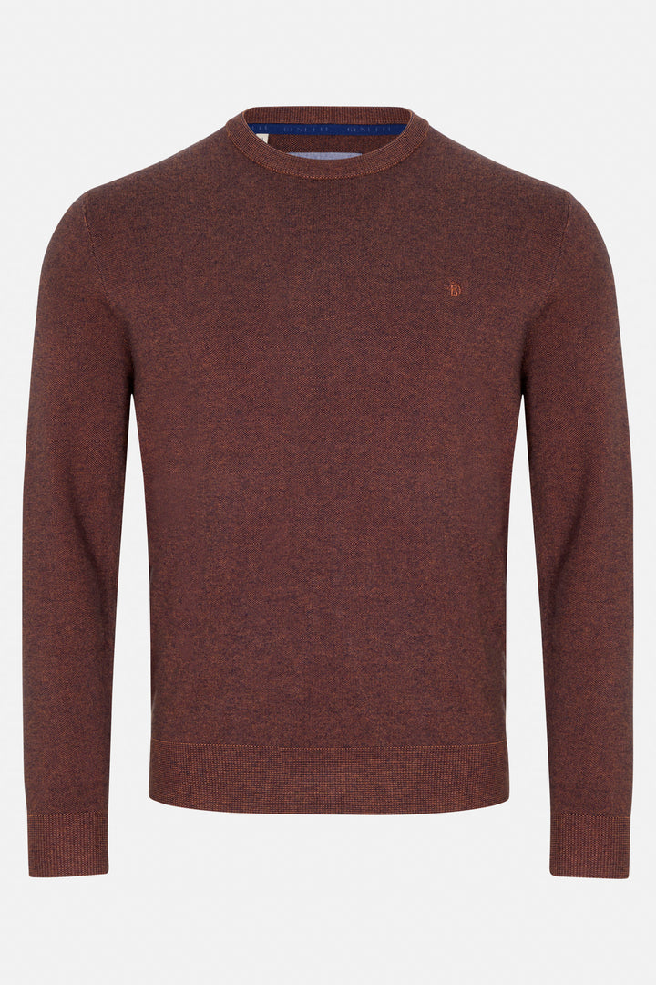 Benetti Julius Crew Neck Rust