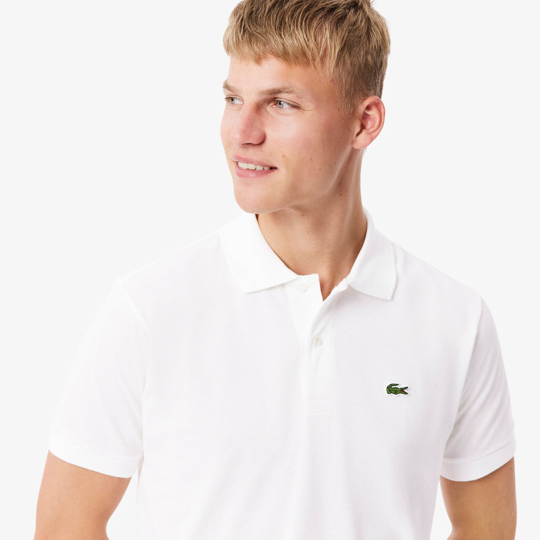 Lacoste Original Cotton Pique Polo Shirt White