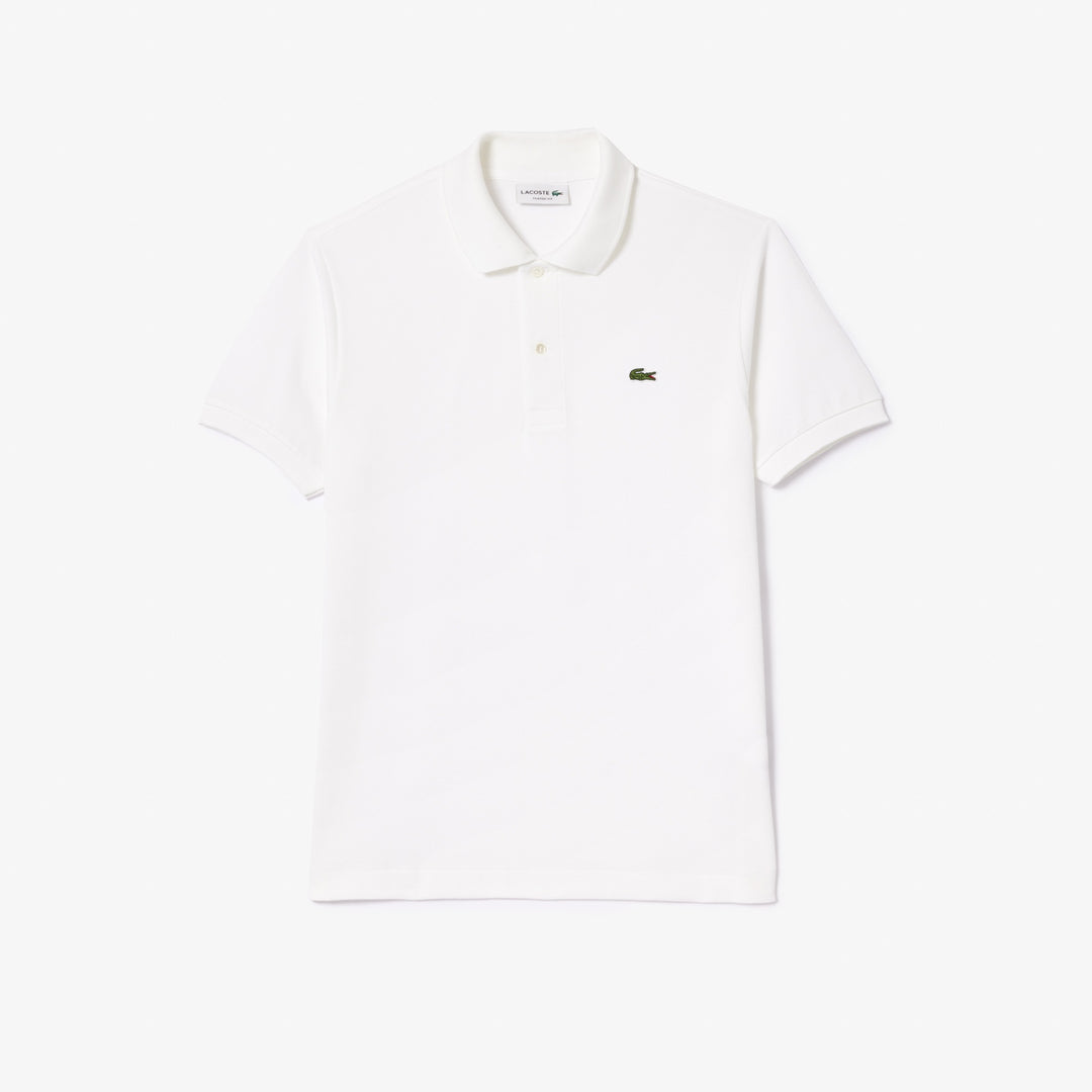 Lacoste Original Cotton Pique Polo Shirt White