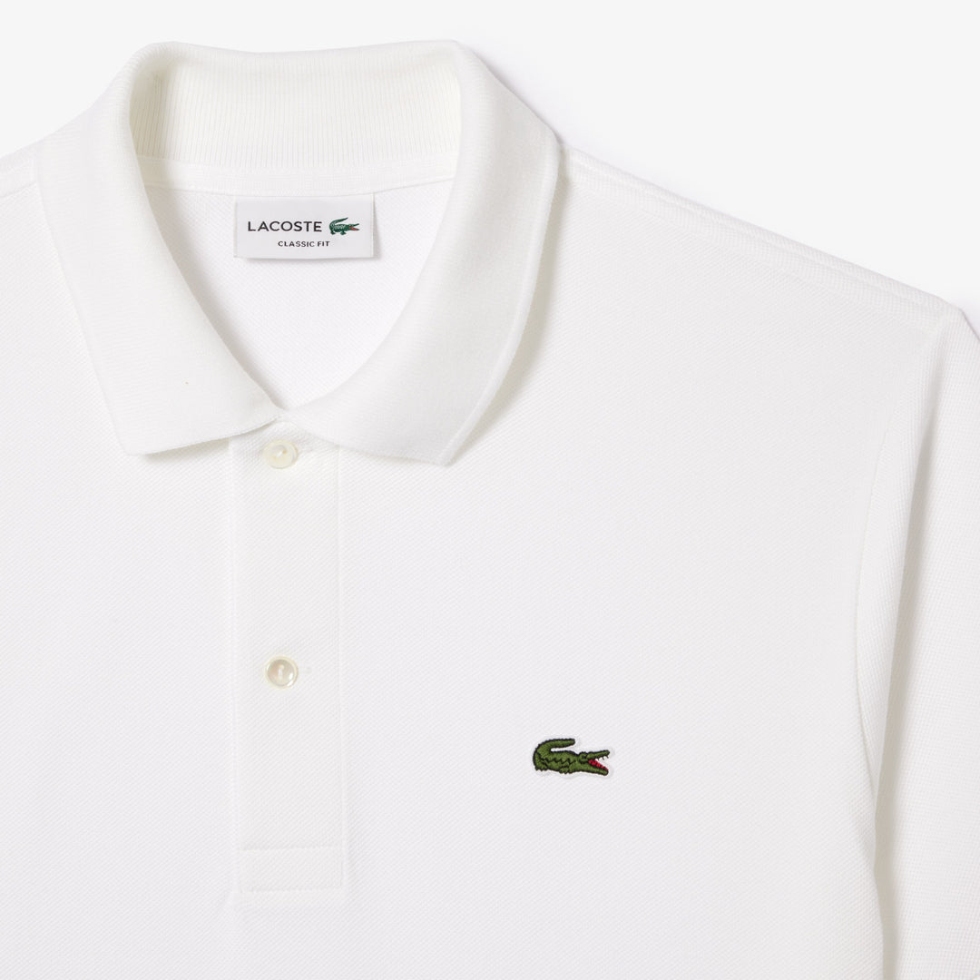 Lacoste Original Cotton Pique Polo Shirt White