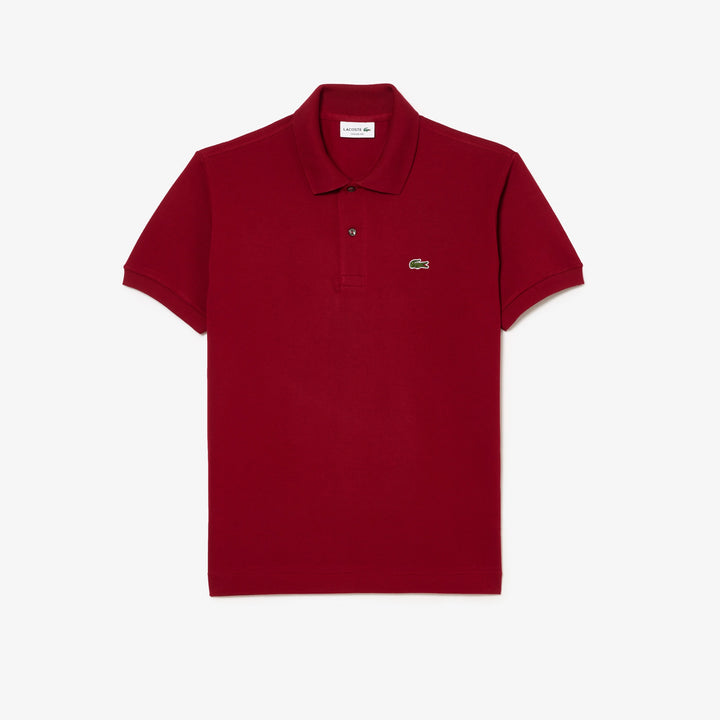 Lacoste Original Cotton Pique Polo Shirt Bordeaux