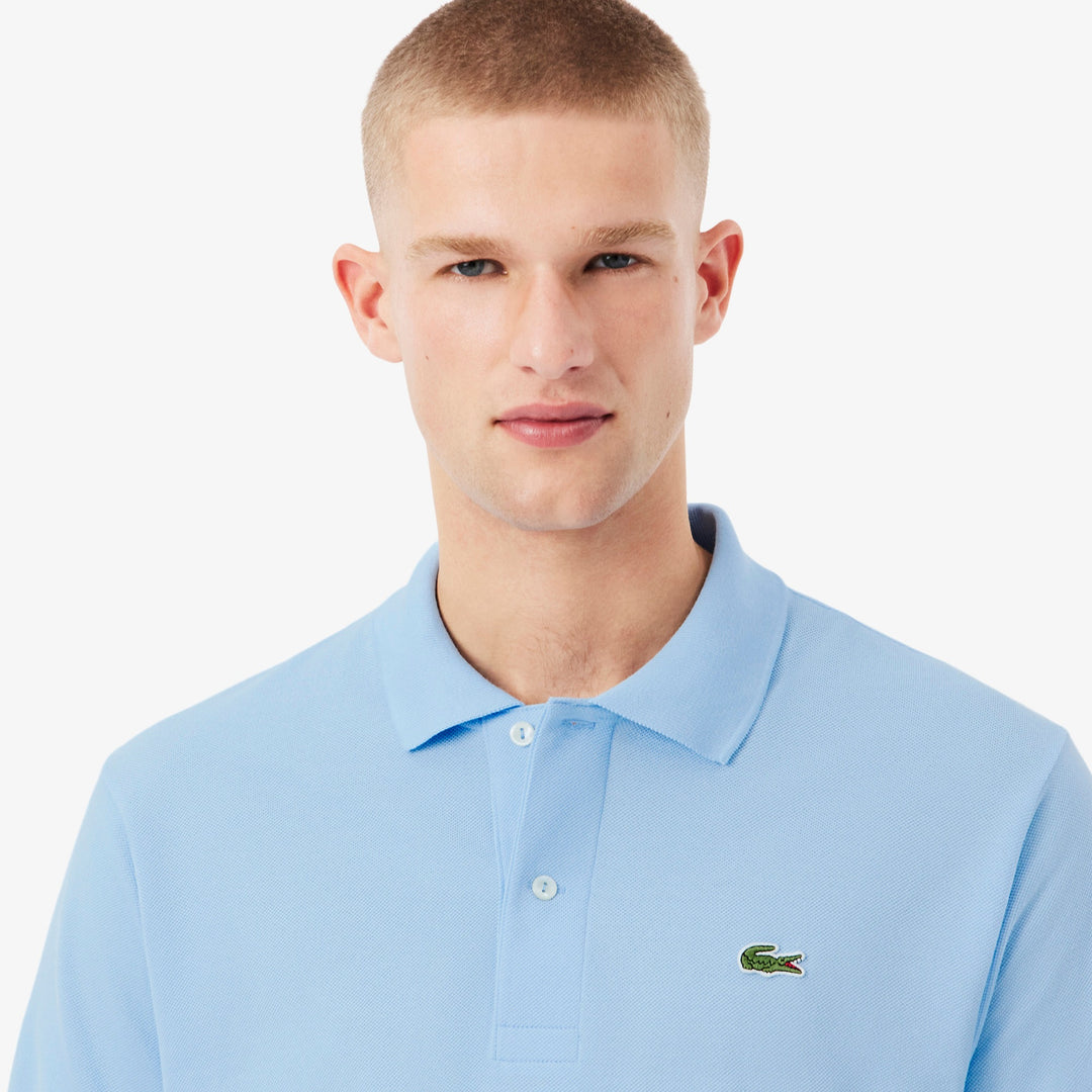 Lacoste Original Cotton Pique Polo Shirt Pale Blue
