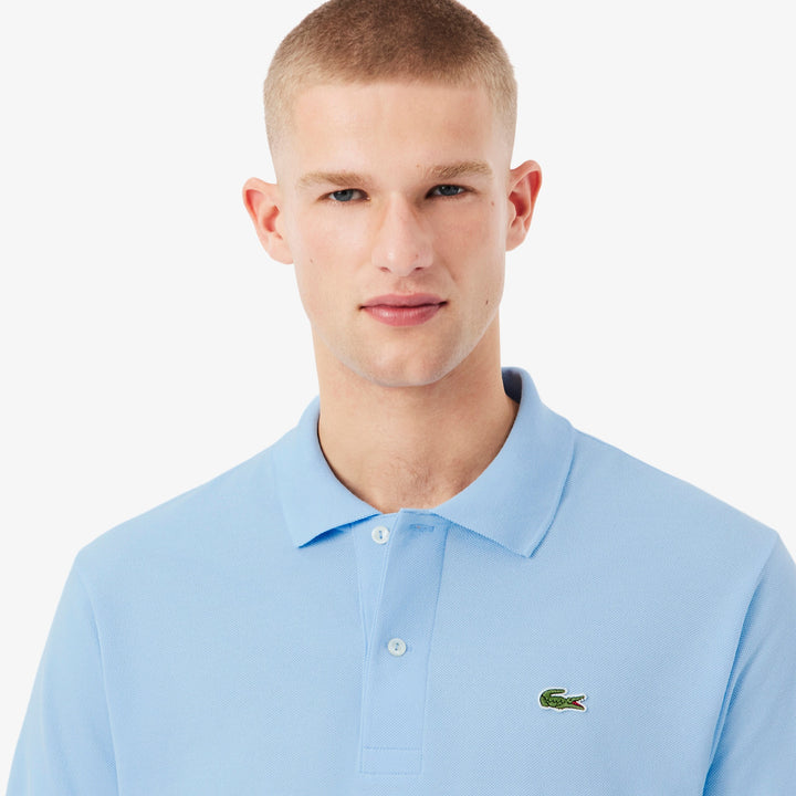Lacoste Original Cotton Pique Polo Shirt Pale Blue