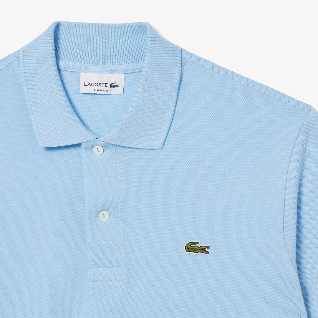 Lacoste Original Cotton Pique Polo Shirt Pale Blue