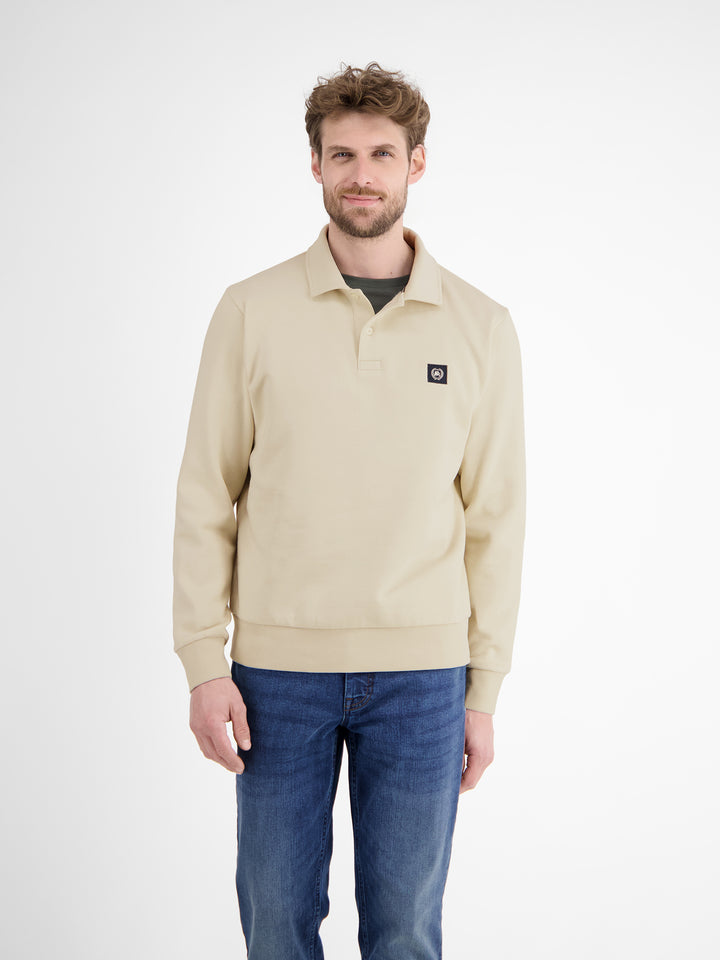 Lerros Casual Button Top Foam White