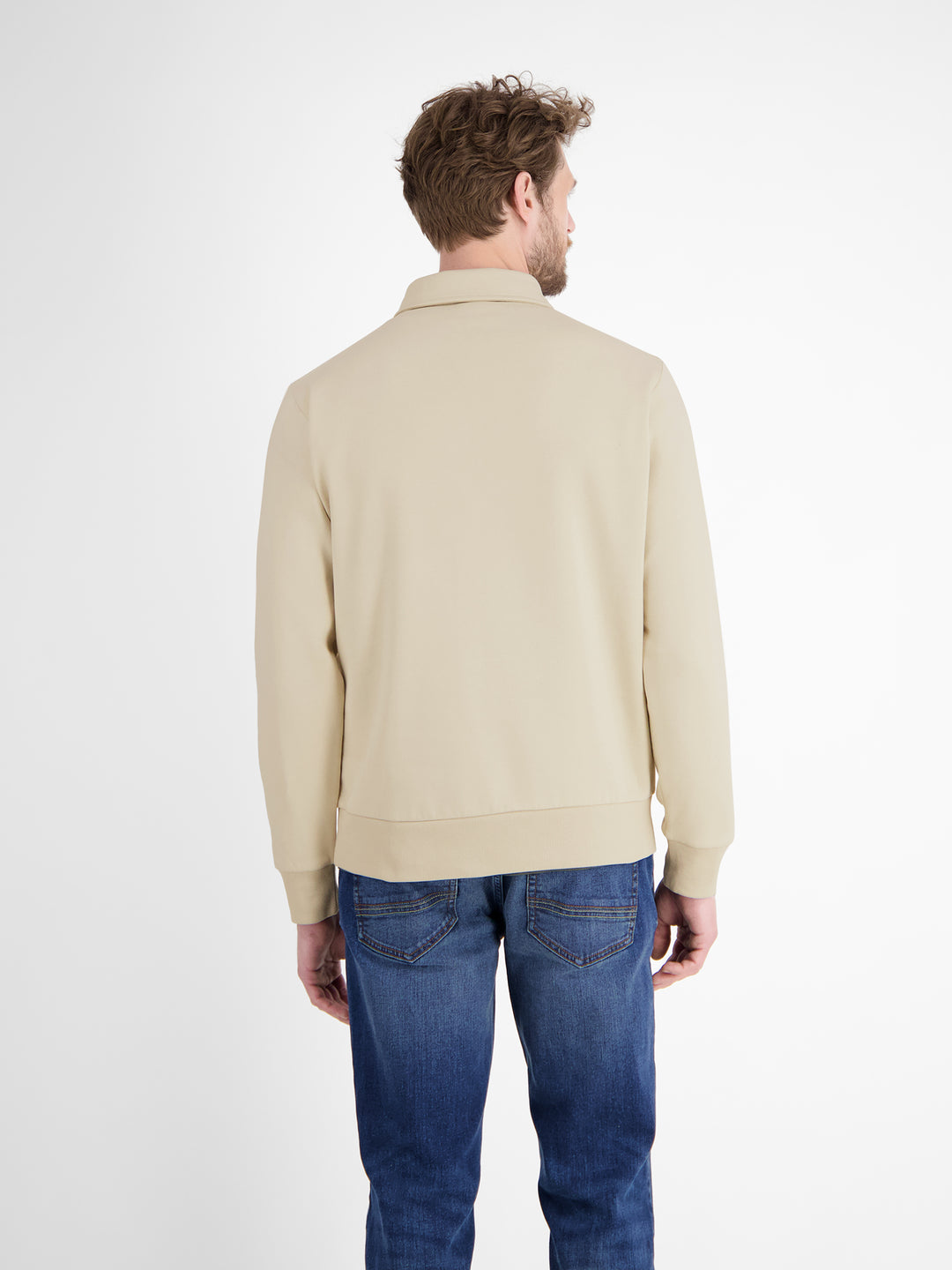 Lerros Casual Button Top Foam White