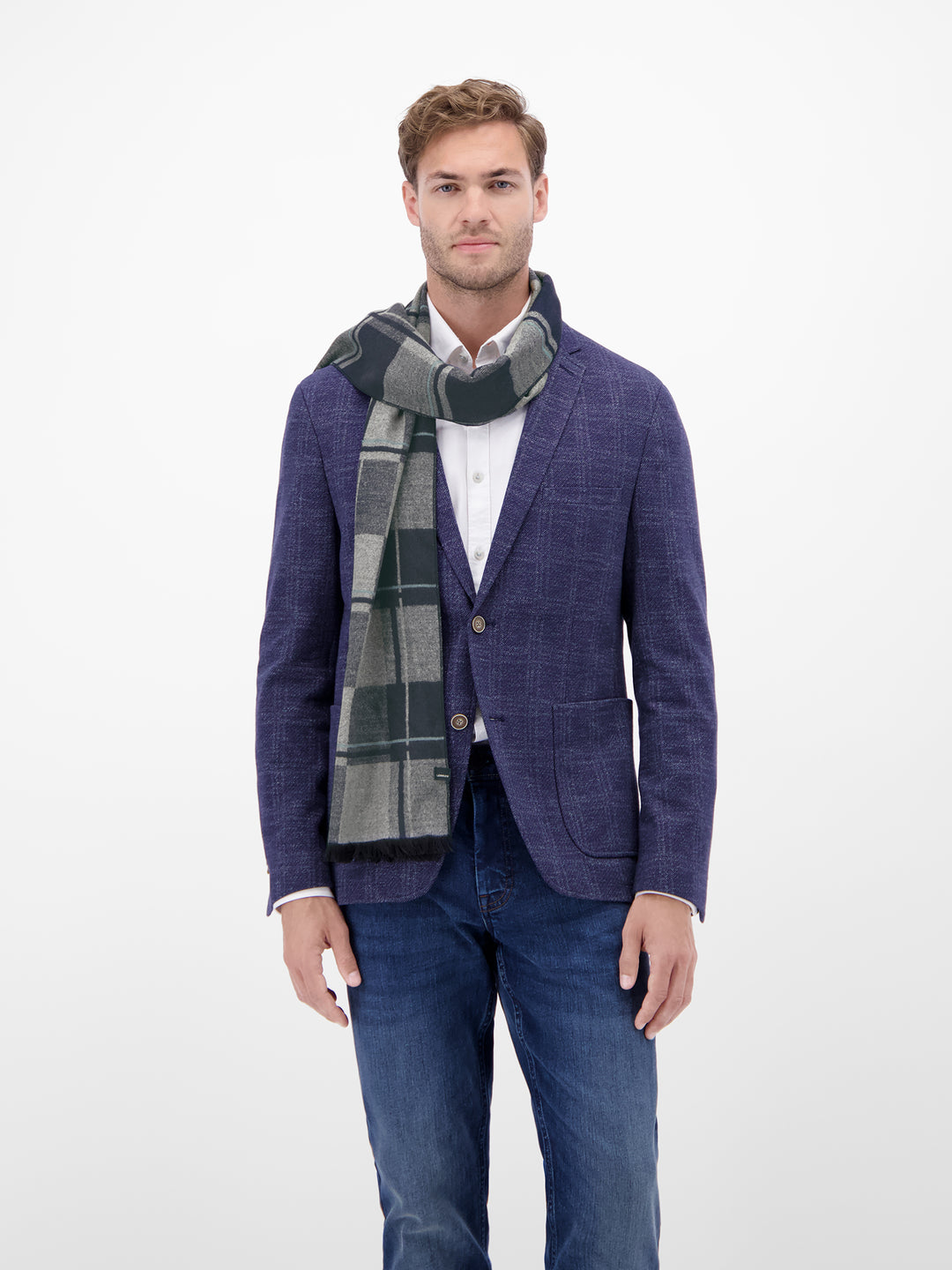 Lerros Scarf Storm Blue