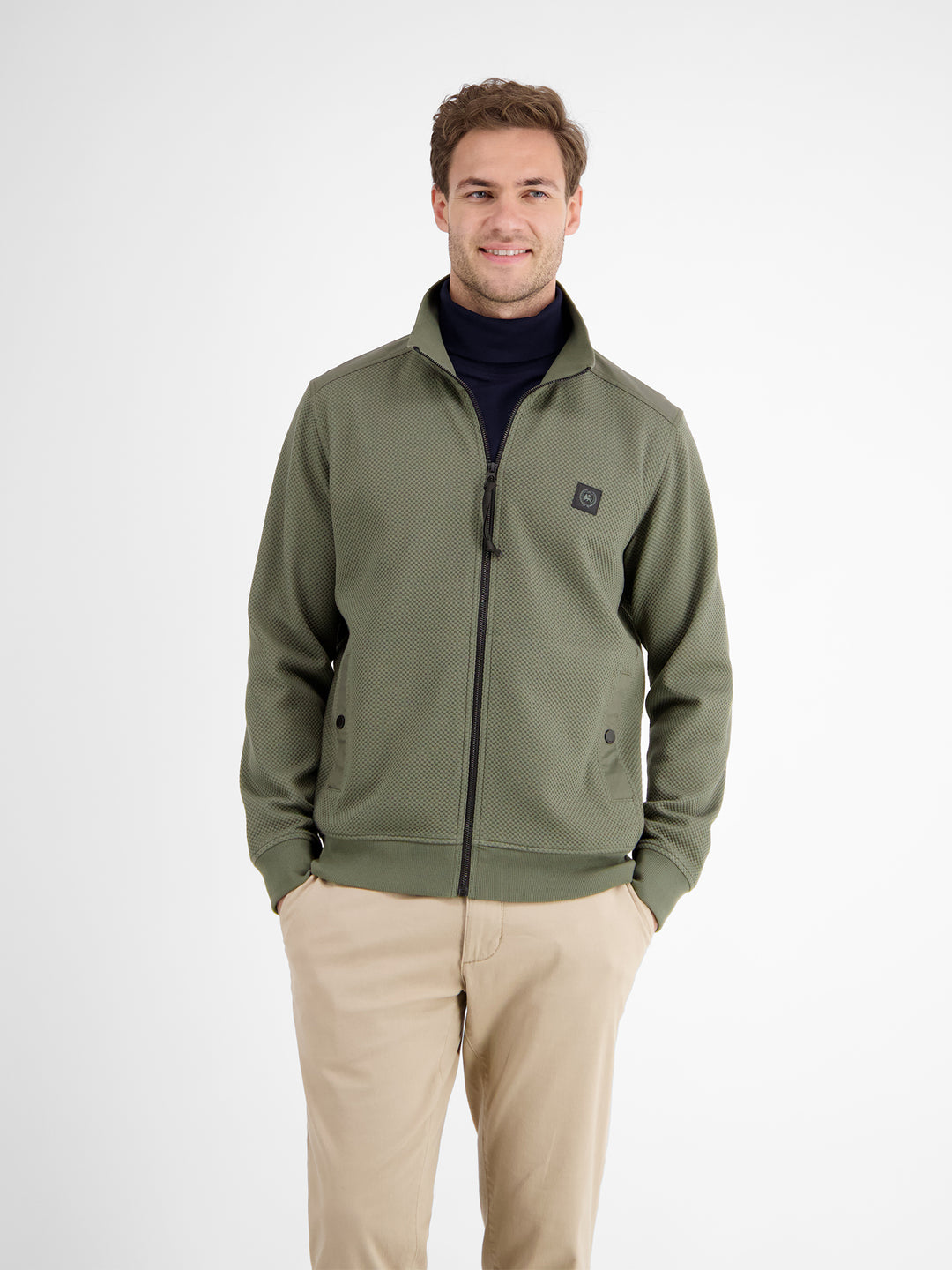 Lerros Full Zip Sweatshirt Olive