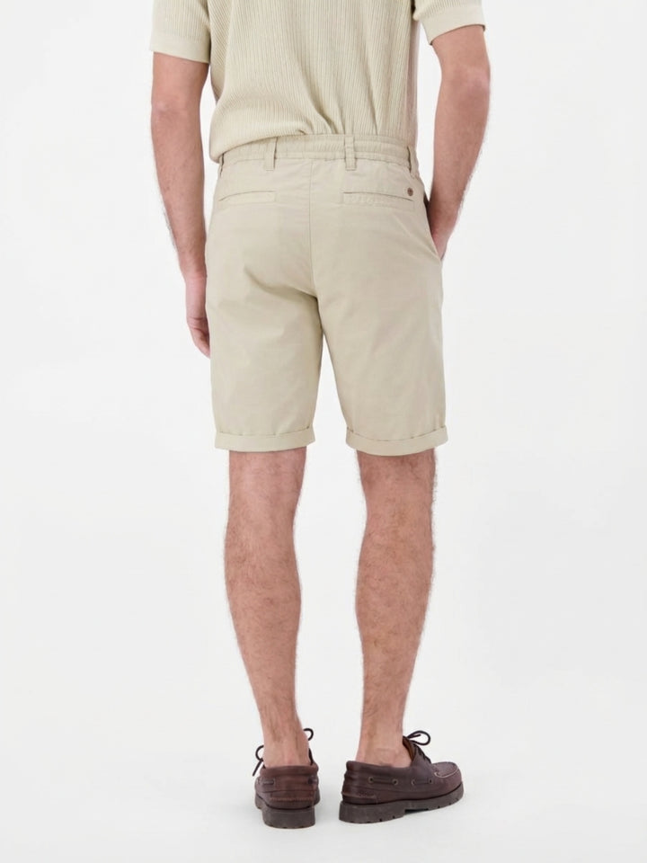 Lerros Cotton Chino Shorts Bone White