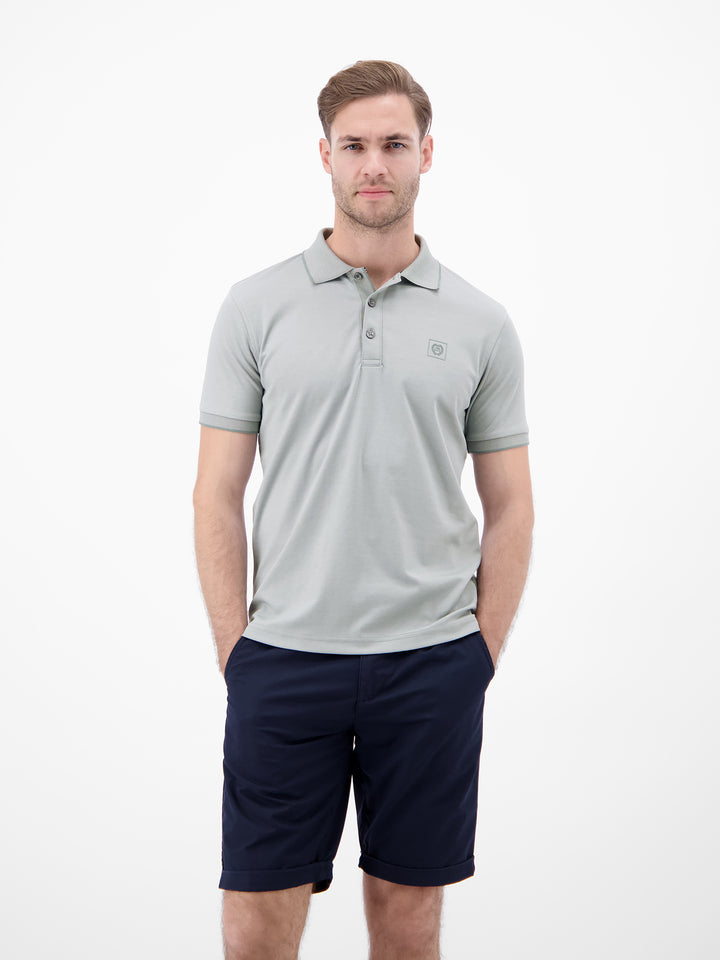 Lerros Cotton Polo Storm Grey