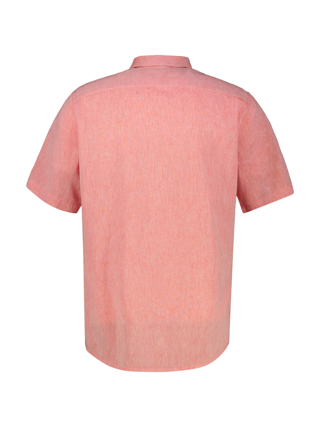 Lerros Casual Short Sleeve Linen Mix Shirt Vivid Red