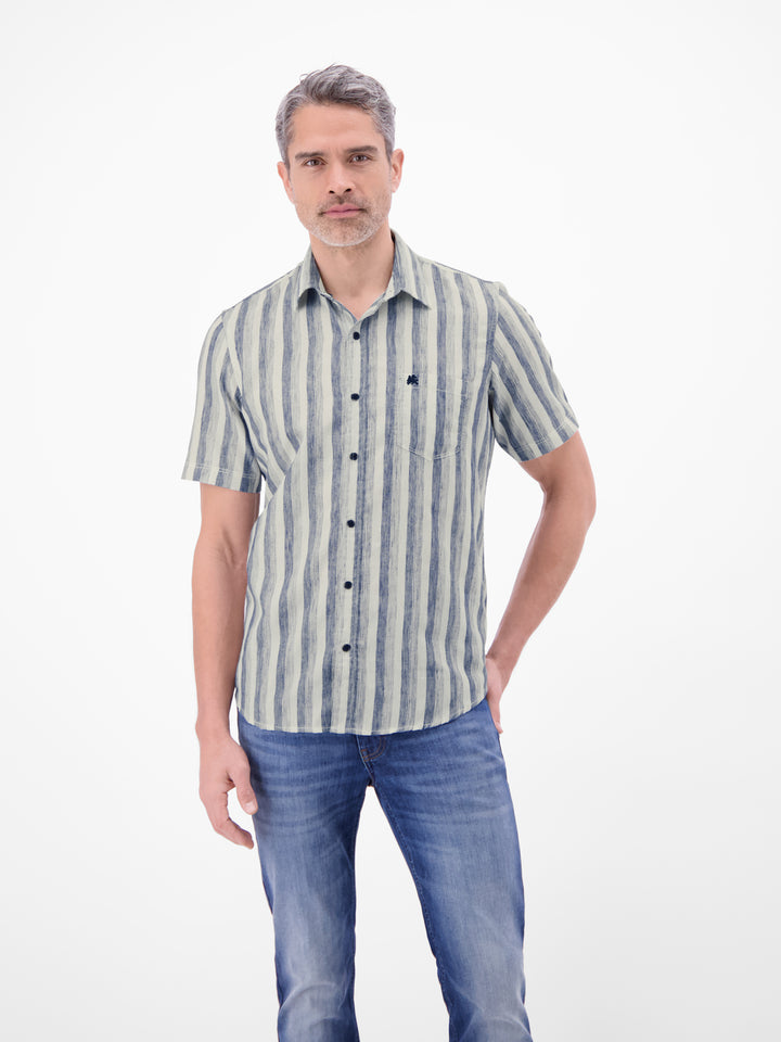 Lerros Casual Short Sleeve Stripe Shirt