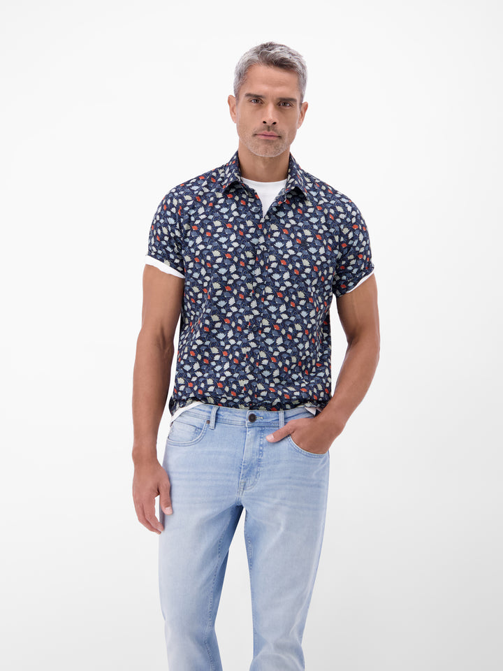 Lerros Printed Casual Short Sleeve Shirt