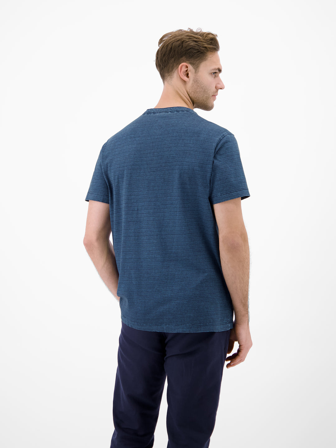Lerros Cotton Button Tee Classic Navy