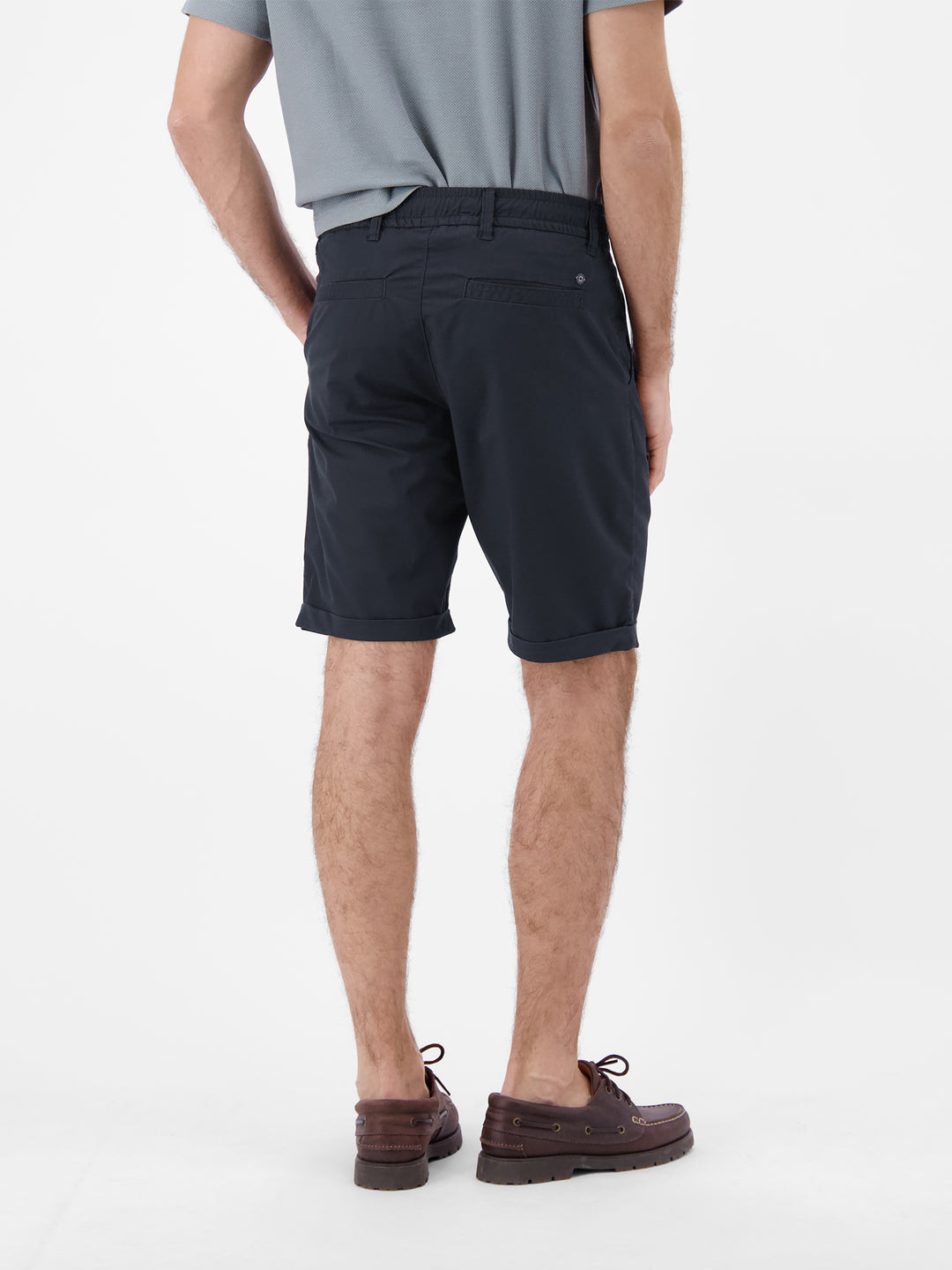 Lerros Cotton Chino Shorts Blue Night